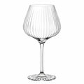 Weinglas 500 ml Transparentes Glas mit geriffeltem Kelchdesign