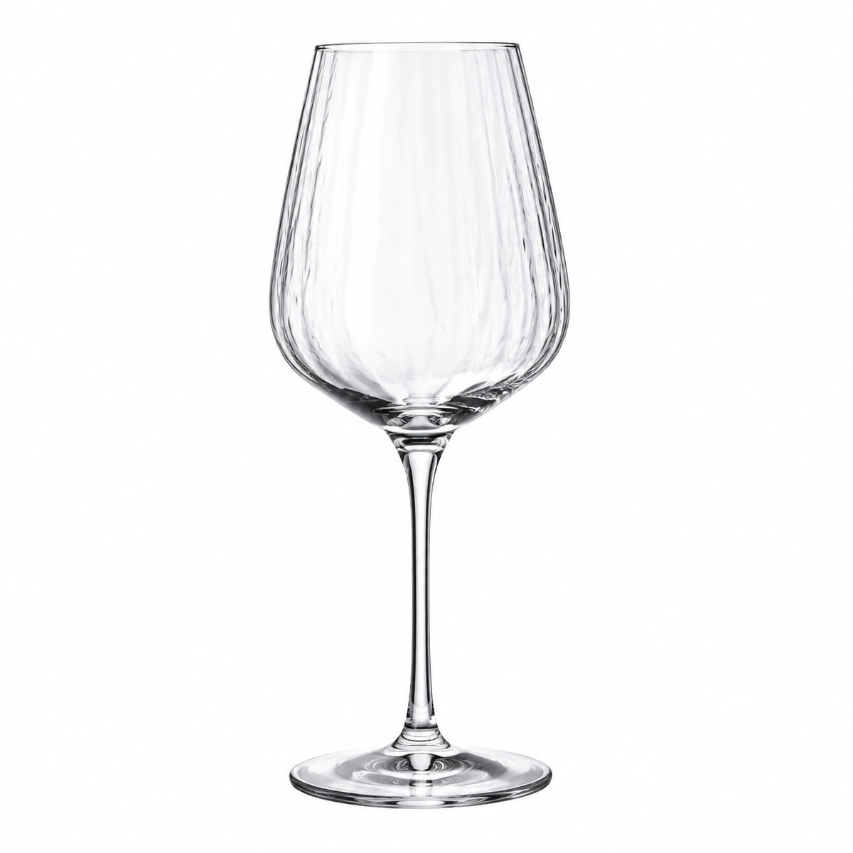 Weinglas 600 ml klares Glas 24 cm bauchige Form
