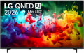 LG Fernseher, 55 Zoll, Schwarz, Smart TV, 55QNED70B6C - TV Smart TV 4K DVB-T2 Wifi Energieklasse E