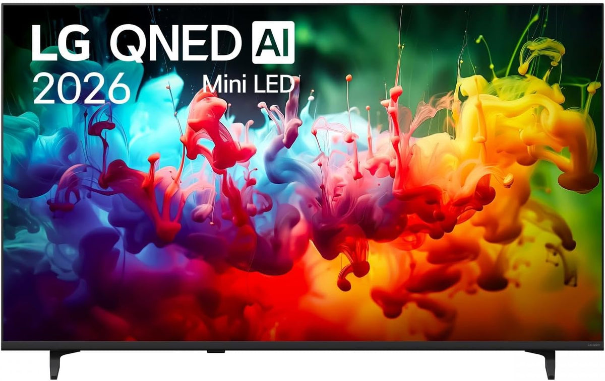 LG Fernseher, 55 Zoll, Schwarz, Smart TV, 55QNED70B6C - TV Smart TV 4K DVB-T2 Wifi Energieklasse E