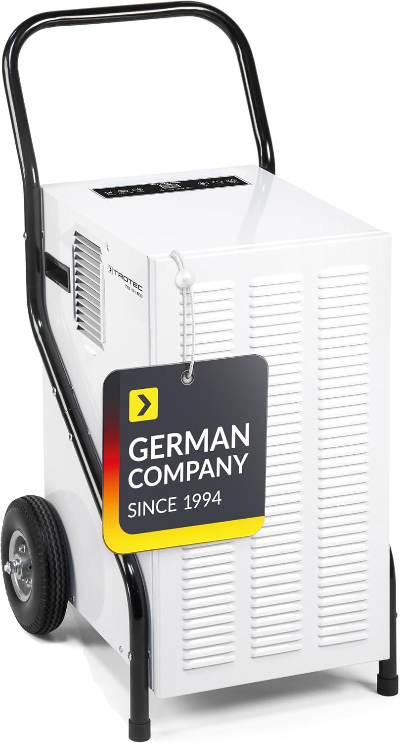TROTEC Luftentfeuchter, 52 L, 90 m, Weiß, TTK 171 ECO, Leistung /Tag, Fläche ²