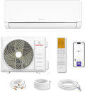 HANTECH Split-Klimaanlage, Weiß, A+++ Split Klimaanlage 12000 BTU H-PLUS energiesparender, Smart Home kompatibel