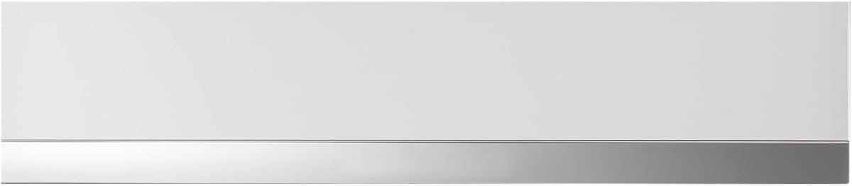 Küppersbusch Wärmeschublade, 6800.0 W, Weiß/Silber, CSW 6800.0 + ZC 8022 Glasfront Weiß + Designleiste Silver