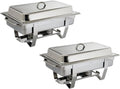 Pack Buffetschrank, Edelstahl, Silber, Chafing Dish Buffet Set Edelstahl Chafer Mit Pfannen