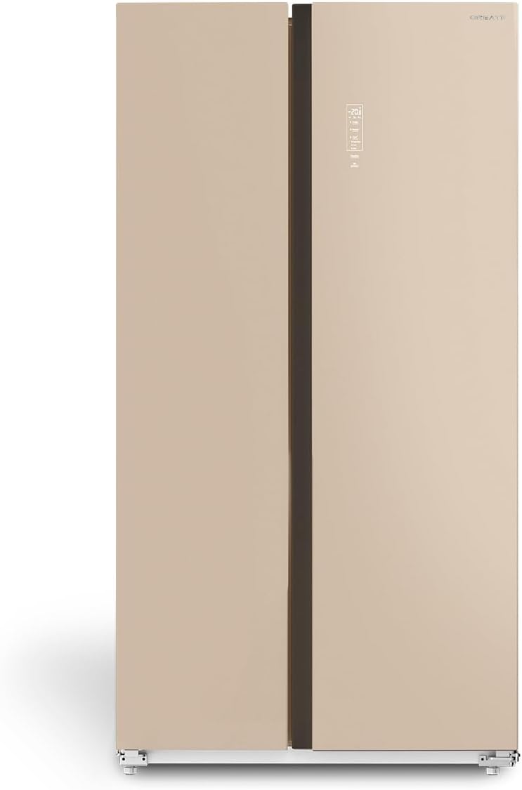 CREATE Side-by-Side-Kühlschrank, 991,2 x 70,4 x 177,7 cm, 550 L, 158 W, Silber