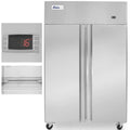 HENDI Kühlschrank, 1950 mm, 40 kg, 900 L, 230 V, Silber, Arktic, mit 6 verstellbaren Regalböden, bis pro Boden, 4 Rollen
