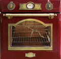 Kaiser Backofen, 60 cm, 67 L, Rot, Empire EH 6355 Exklusiver Nostalgie Autark •, Heißluft, Grill • Retro Design mit modern Technologie