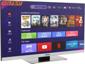 SELFSAT Fernseher, 55 cm, Schwarz, SMART LED TV 1255 ( /22) rahmenloser TV inkl. DVB-S2/C/T2
