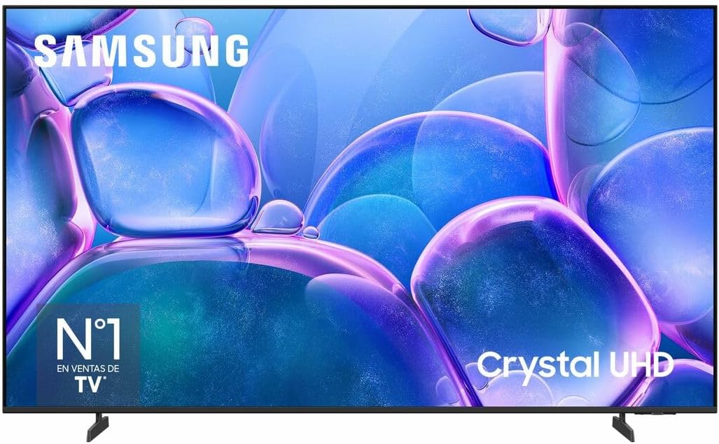 Samsung Fernseher, 65 Zoll, Schwarz, Smart TV, Crystal UHD U7025F 4K Smart TV, unglaubliche Farben mit Crystal Processor 4K