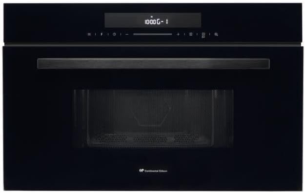 Continental Mikrowelle, 59,5 x 38,3 x 49,2 cm, 1450 W, 34 l, Schwarz, Edison CEMO34CEB3 Einbau-, Grillkombination