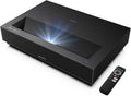 WEMAX Beamer, Schwarz, Nova Pro ALPD Laser TV, Ultrakurzdistanz 4K mit 2100 ISO Lumen & 3D, Google TV & Google Assistant