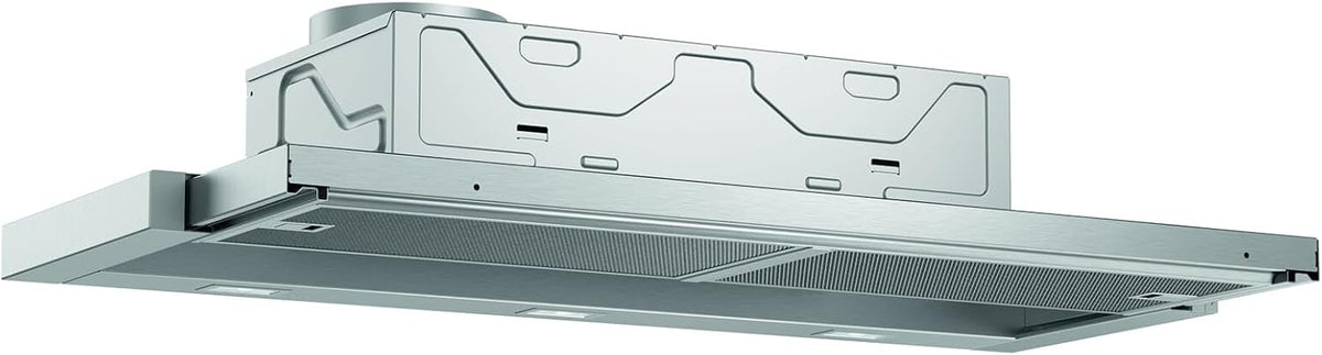 Bosch Dunstabzugshaube, 90 cm, Schwarz, DFL094A51 Serie 4 Flachschirmhaube, breit, Um- & Abluft, Made in Germany
