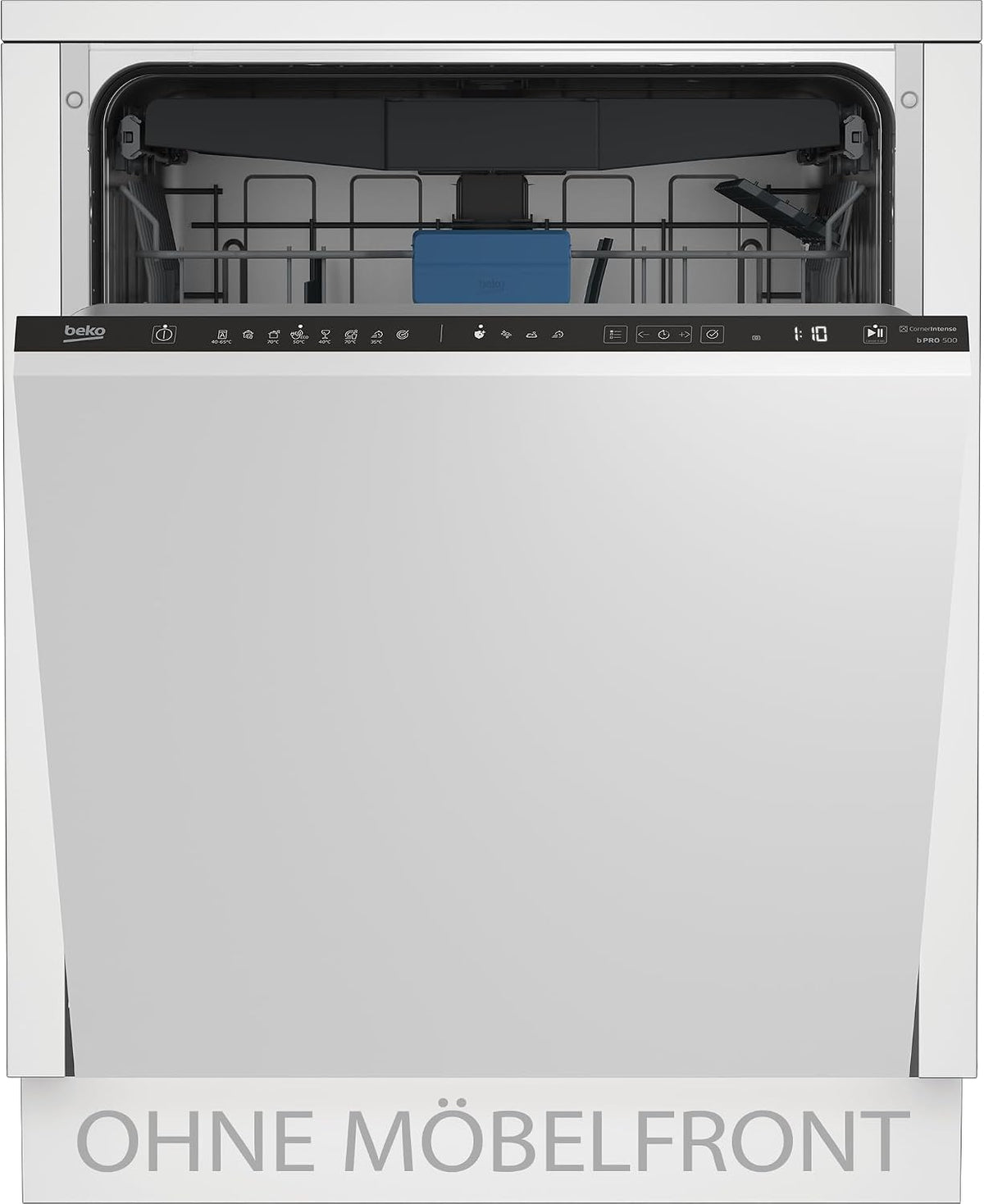 BEKO Geschirrspüler, Silber, BDIN38450 vollintegriert, 14 Maßgedecke, Watersafe+, SteamGloss, ProSmart Inverter Motor