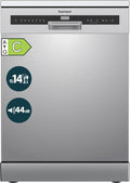 Geschirrspüler, 60 cm, Weiß, homeX DWFS601444C-S Spülmaschine freistehend EEK C