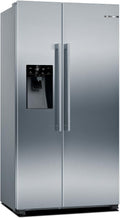 Bosch Side-by-Side-Kühlschrank, 178,7 x 90,8 cm, 368 L, 165 L, Silber, KAD93AIEP Serie 6 Amerikanischer Side-by-Side Kühlschrank