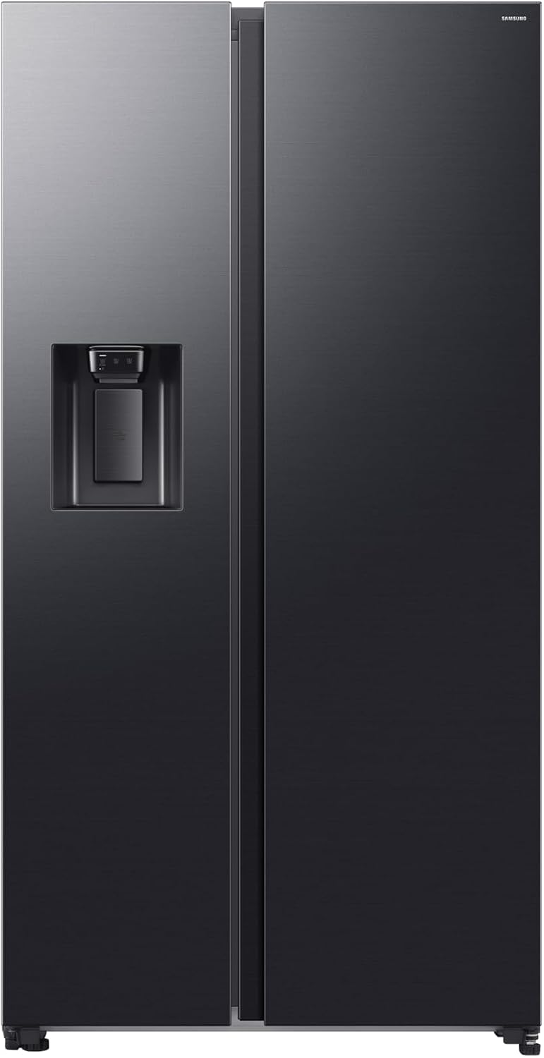 Samsung Kühlschrank, 91,2 x 178,4 x 72,6 cm, 635 l, Anthrazit, Side by Side Air Space AI RS70F64KEF/EF mit, Wifi mit AI Energy Mode