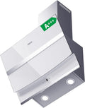 CIARRA Dunstabzugshaube, 650 m, 60CM, Schwarz/Silber, ³/h Umluft & Abluft CBCW6736N