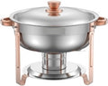 Chafing Buffetschrank, Silber/Rosa/Gold, Dish Buffet-Set, Edelstahl-Chafer