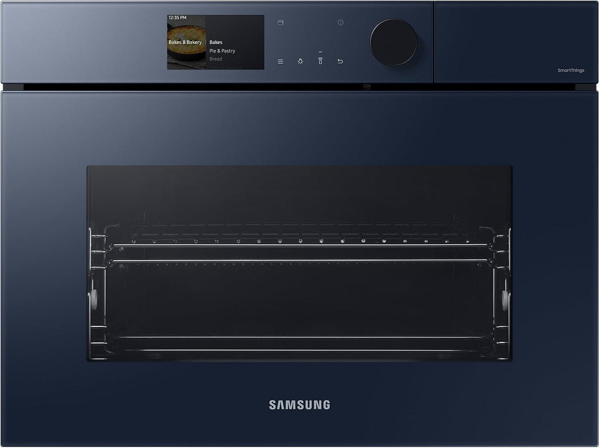Samsung Backofen, Schwarz/Silber, Bespoke NQ5B7993ACN/U1 Kompakt-Dampf Clean Navy - Serie 7