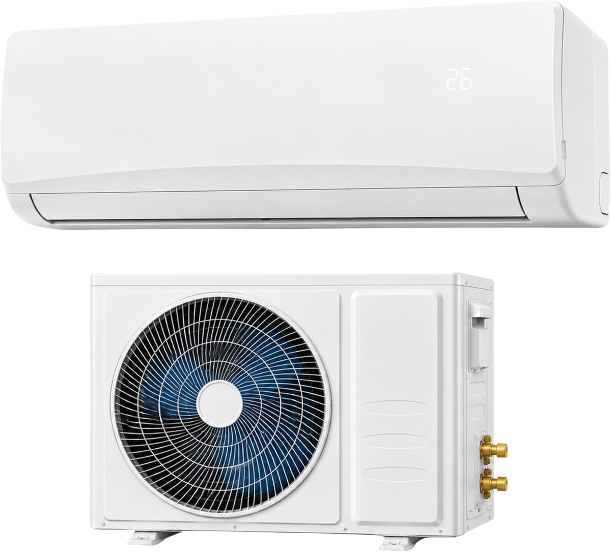 DreamGoods Luftentfeuchter, Weiß, Split Airco - Klimaanlage ohne Ablaufschlauch