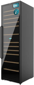 Cecotec Getränkekühlschrank, Schwarz, 176 Flaschen Bolero GrandSommelier Duo 176000 . 176 Flaschen, Dual-Temperatur