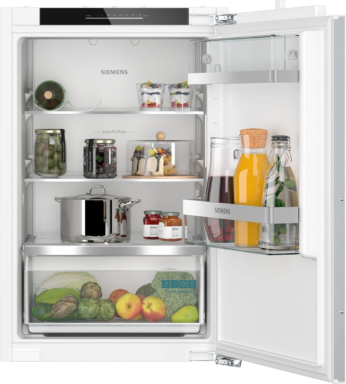 Siemens Kühlschrank, 87,4x56 cm, 136 L, Weiß, KI21RADD1 Einbau- iQ500, Made in Germany, integrierbarer Kühlautomat ohne Gefrierfach
