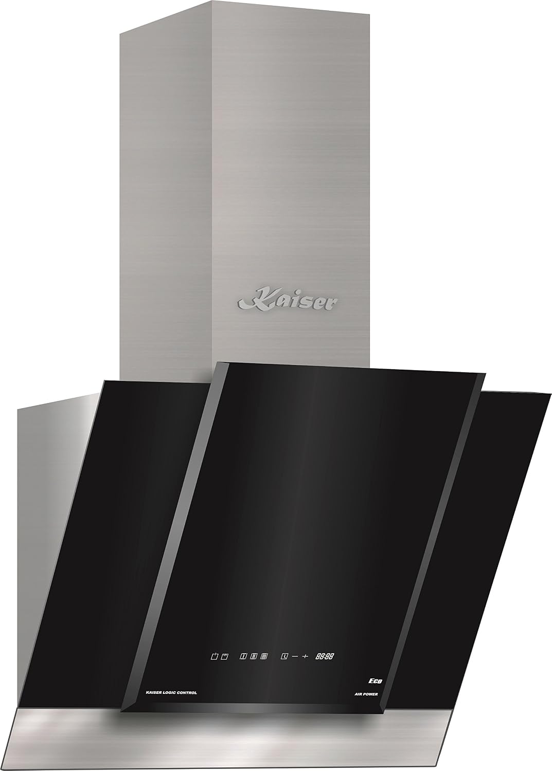 Kaiser Dunstabzugshaube, 60 cm, 910m, Schwarz/Silber, AT 6438 ECO Exklusive Abzugshaube kopffreihaube ³/h