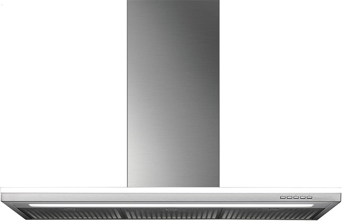 Falmec Dunstabzugshaube, 120 cm, Silber, Lumen Inselhaube Edelstahl