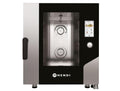 HENDI Backofen, 11,4 kW, 850 mm, 400 V, Silber, Kombidämpfer, Touch, für 7x GN1/1 Bleche, 500 programmierbaren Einstellungen