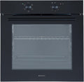 GEDTECH Backofen, 76 L, Schwarz, GFO76BL Einbau-, Grill, Dampffunktionen