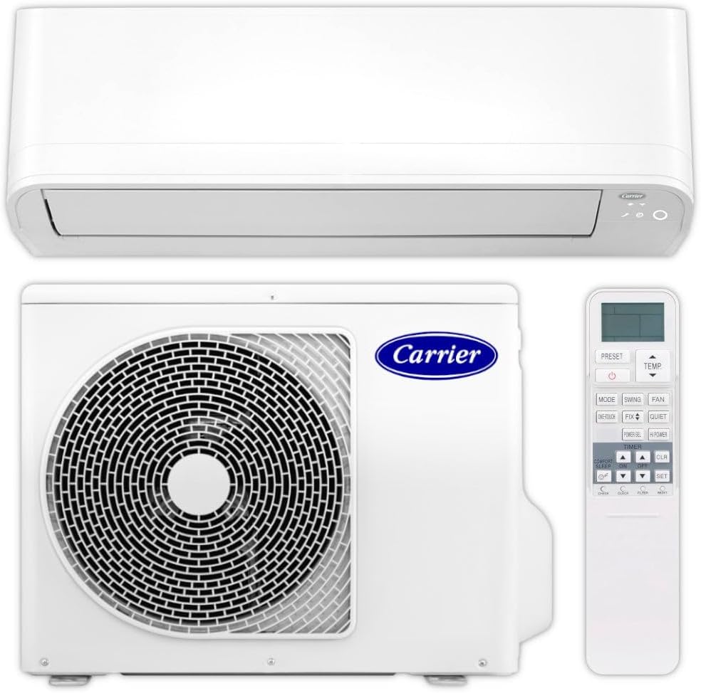Carrier Split-Klimaanlage, Weiß, Split Klimaanlage Komplett-Set