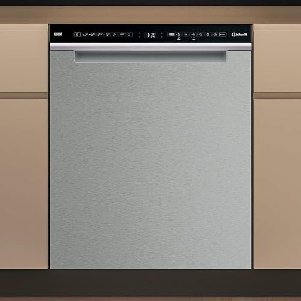 Bauknecht Geschirrspüler, 60 CM, Weiß, B7U HS51 X Unterbau- / /15 Maßgedecke/PowerClean