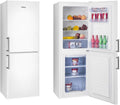 Amica Kühl-Gefrierkombination, 148 cm, 110 W, 138 L, Weiß, hoch automat. Abtauen KGC 384 Kühlschrank mit Gefrierfach