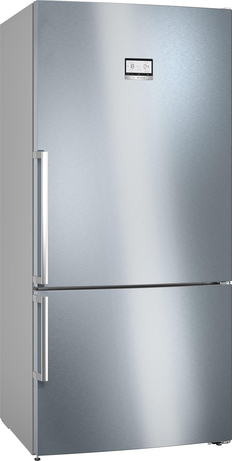 Bosch Kühl-Gefrierkombination, 186 x 86 cm, Weiß, Serie 6 Kühl-Gefrier-Kombination NoFrost KGN86AIDR