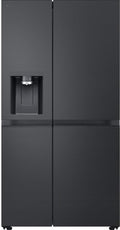 LG Side-by-Side-Kühlschrank, 628 L, Silber, GSLE91EVAC Side by Side Kühlschrank, Klasse C, Multi-Door Kühlschrank mit Gefrierfach