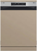 Bauknecht Geschirrspüler, 82 x 59,8 x 55,5 cm, Silber, BKO PBM Teilintegrierter - 15 Maßgedecke - PowerClean Pro