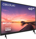 Cecotec Fernseher, 40 Zoll, 16 W, Schwarz, TV - LED- mit, Full HD-Auflösung - 0 Serie 0040. Dolby-System, DVB_T/T2/C/S/S2 Tuner