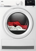AEG Wärmepumpentrockner, 8 kg, Schwarz, Serie 7000: SensiDry schonendes & energiesparendes, neue Energiekl. C, Mengenautomatik