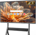 65' Kamera, Schwarz, Interaktives Whiteboard 4K UHD, Smartboard mit Touchscreen Microphone &, Android 8GB+128GB