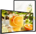 Digital-Signage-Display, 127,7 cm, Schwarz, Digital Signage Display Wandhalterung LCD-Bildschirm für, Mediaplayer für Werbung