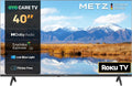 METZ Fernseher, 40 Zoll, 100 cm, Blau/Schwarz, Smart TV, Blue Roku TV, HD Smart TV, mit Triple Tuner, WLAN, HDMI