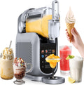 4Swiss Eismaschine, Schwarz, Selbstkühlend Eis Maschine Speiseeisbereiter Speise