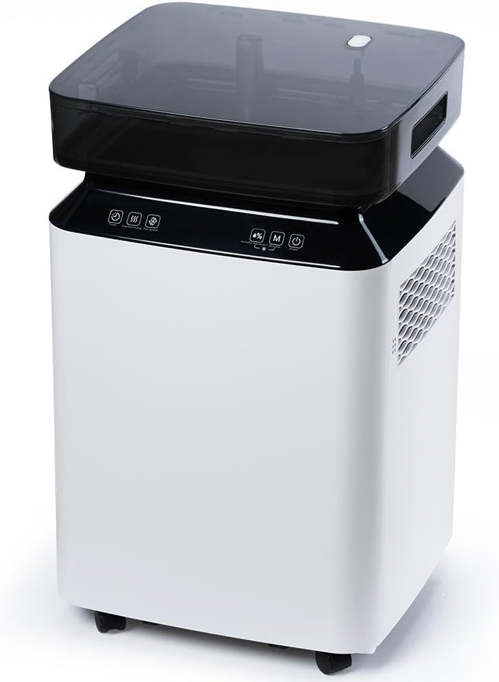 Luftentfeuchter, 400m, 80 L, 8 L, Weiß, Elektrisch mit Pumpe: /Tag Kompressor-Entfeuchter