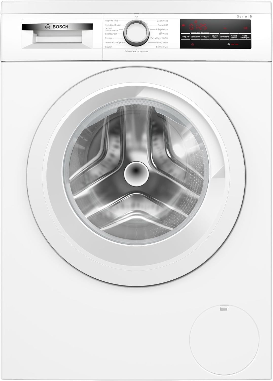 Bosch Waschmaschine, 9 kg, Weiß, Serie 6 Unterbau- 1400 UpM Speed Perfect WUU28T22