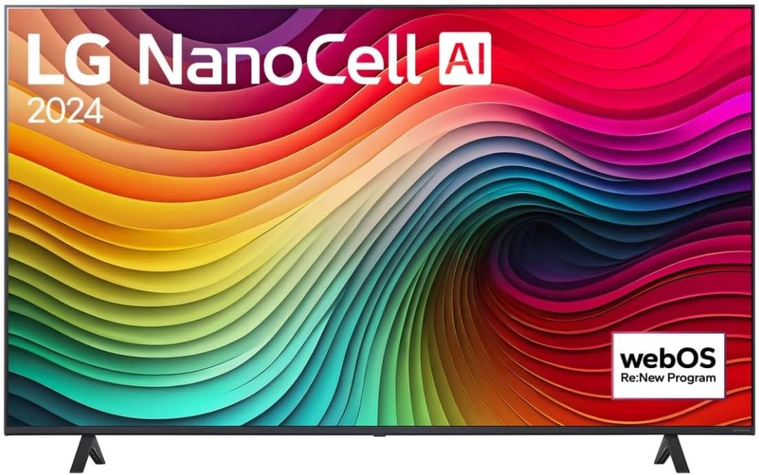 LG Fernseher, 50 Zoll, Braun, TV AI NANO81 (2025) NanoCell UHD 4K - 50NANO81A6A