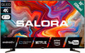 SALORA Fernseher, 55 Zoll, Schwarz, Smart TV, 55QLEDTV 55-Zoll, Smart TV, 4K UHD, HDR10, Android TV, WLAN & Bluetooth