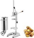 Home, Silber, Smart, manuelle Füllmaschine aus Edelstahl für Churros, Donuts, Bäckereien und Dessertläden