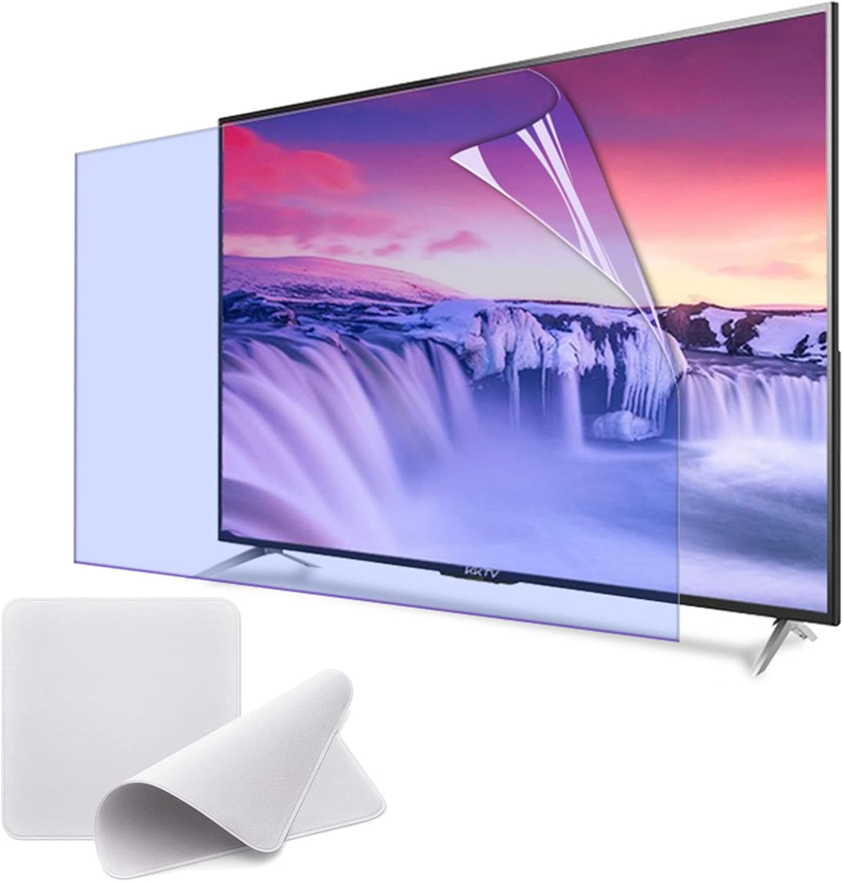 AIZYR TV-Schutzfolie, Schwarz, TV-Bildschirmschutzfolie Anti-Glare/Anti-Fingerprint-Folie, OLED & QLED Desktop Monitor