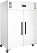 Polar Kühlschrank, 1200 Liter, 770 Liter, 600 W, Weiß, Refrigeration G-Series Upright Doppeltür-, -2°C bis 5°C, 2000(H)x1340(B)x815(T)mm