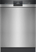 Siemens Geschirrspüler, 60 cm, Silber, SN43ES02AE iQ300 Smarter Unterbau, breit, Besteckkorb, Made in Germany, Edelstahl